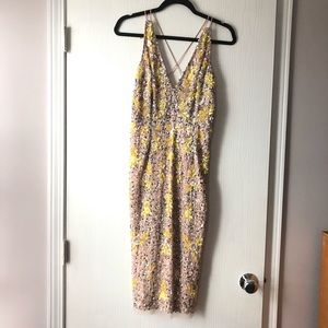 NEW Gianni Bini Beaded Floral Dress